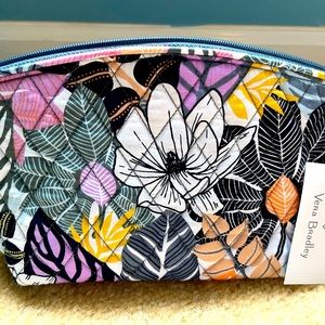 Vera Bradley Medium Travel Cosmetic Bag - Palm Floral
